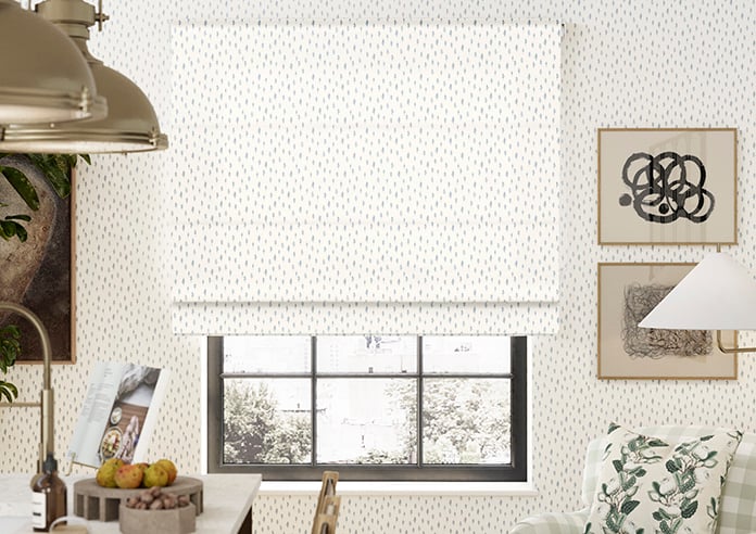 Rebecca, Raffs Blue - Twist&Fit Roman Blind - Image 3